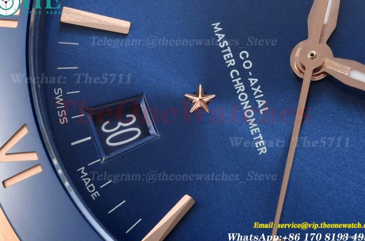 Blue 41mm BLSF LE 2020 Dial Constellation A8900 RG 0105